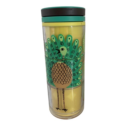 Starbucks 2009 yellow tumbler - starbucks,