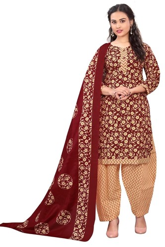 Women maroon beige cotton - women,