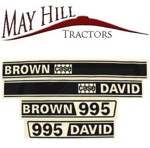 David brown 995 tractor decal - david,