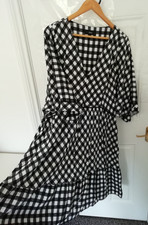 Next Size 22 Dress Black White