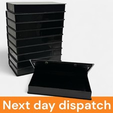 Empty Black VHS Video Tape Cases Job Lot Storage Craft Upcycle Retro X10