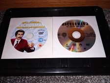 DVD Bundle Joblot x 2, Anchorman & Anchorman 2, Will Ferrell, Comedy