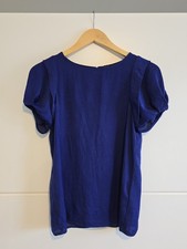 Zara Womens Blue Short Sleeve