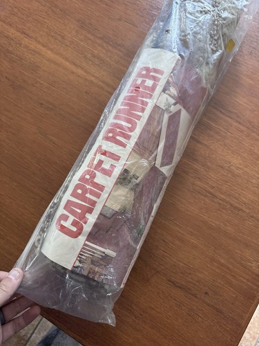 Vintage carpet runner red - carpet,