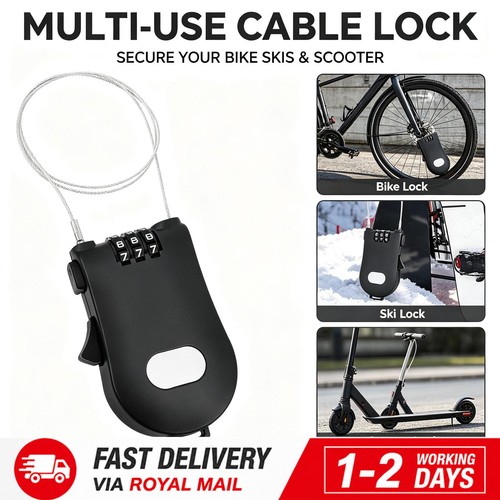 Bike ski snowboard lock - ski,