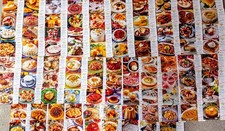 107x VINTAGE Recipe Cards Delicious Meals Made Easy #13 Puddings And Desserts