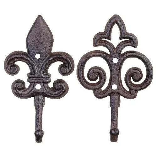 Cast iron wall hooks - iron,