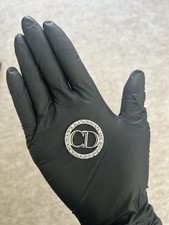 1x Silver metal diamanté