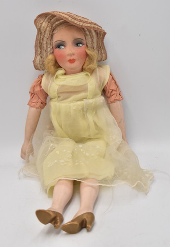 Antique french boudoir doll - antique,