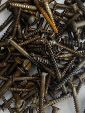 Mixed In The Pack Cleaned Restoration Steel Screws Rusted Old Antique Wood 200g
