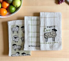 Pack Of 3 Tea Towels 'Always
