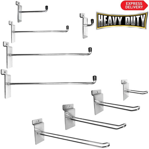 100x slatwall euro single hook - slatwall,