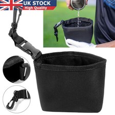Golf Ball Cleaner Portable Golf Club Wash Bag Golf Club Washer w/Clip UK- 