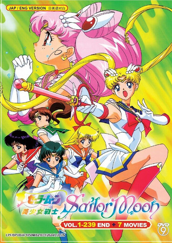Dvd sailor moon vol 239 - dvd, vol.1-239