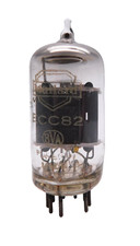 Mullard Foreign Made ECC82 12AU7 Short Plate Valve Tube Used Tested (V35)