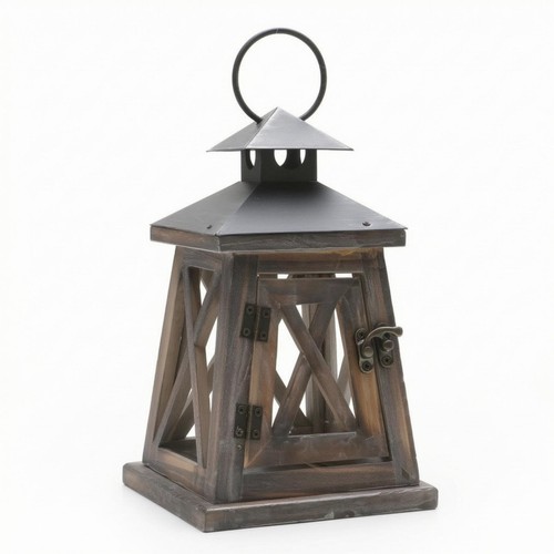 Shabby chic wooden lantern - chic,