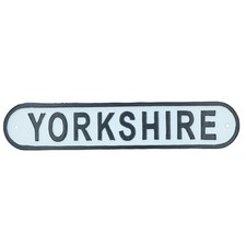 Yorkshire Cast Iron Sign