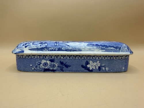 Antique staffordshire blue - antique, &
