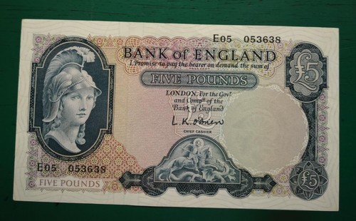 Bank england five - bank, pound