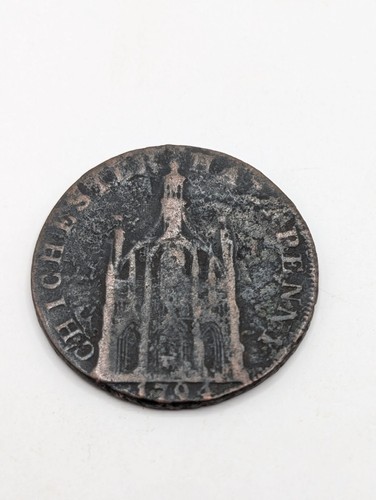1794 chichester half penny - 1794,