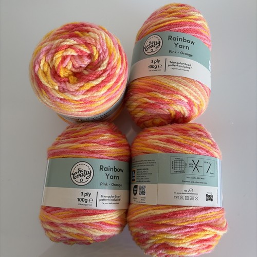 Aldi crafty rainbow yarn - so,