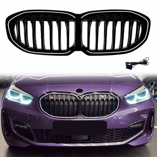 Black front kidney grille - black,