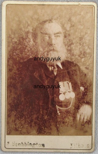Cdv crimean war veteran - cdv,