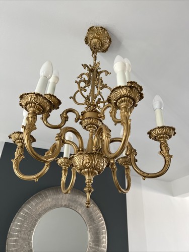 Antique large chandelier - antique,