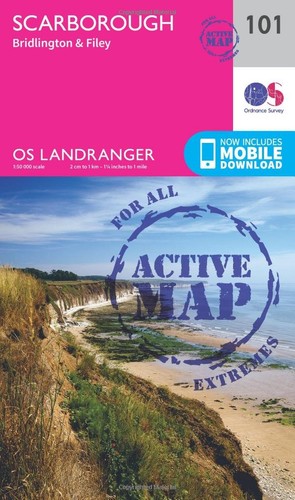 Scarborough map weatherproof - scarborough,