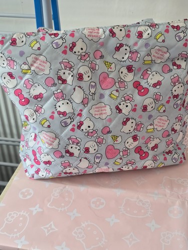 Qulited hello kitty bag - hello, tote