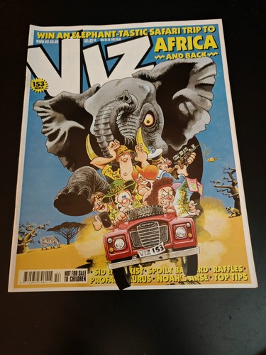Viz comic magazine issue 153 - viz,