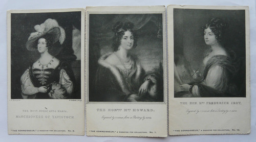 Lot antique portrait - lot, 3