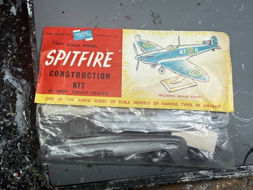 Airfix 1958 spitfire btk - airfix, 1958-59