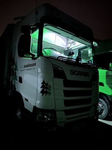 Scania interior green led - interior,