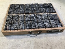 STUNNING LETTERPRESS PRINT ARTWORK PRINTING TYPE WHOPPING 3.6kg