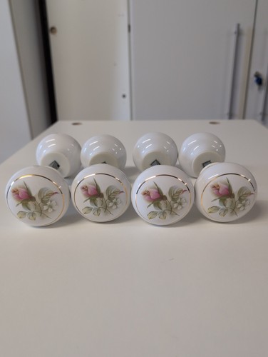 Vintage ceramic door knobs - ceramic,