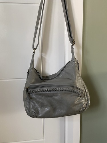 Pavers grey shoulder crossbody - grey,