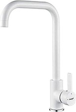 Ibergrif, Kitchen Tap with High Spout, Sink Mixer with 360 Degree Rotation