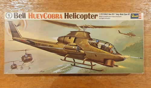Revell bell huey - 1/32, cobra