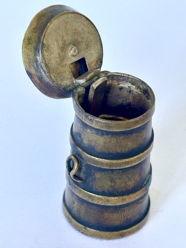 Antique novelty brass milk - antique,