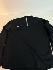 Nike Dri Fit Black Boys Tracksuit Top Xl Youth 13-15 Years