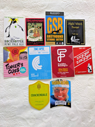 Varied beer pump badges - pump,