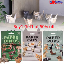 50 Sheets DIY Paper Cats - DIY