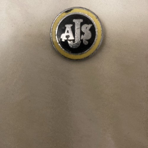 Ajs motorcycles vintage badge - ajs,