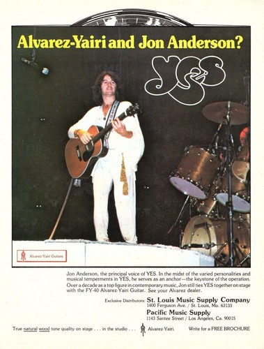 Vtg 1970s jon anderson yes - vtg,