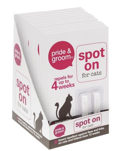 Spot flea and tick cat - flea,