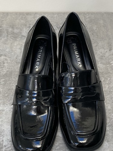 Black patent block heel - block,