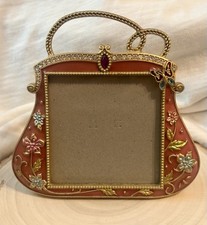 Enamel / Metal Jeweled Purse