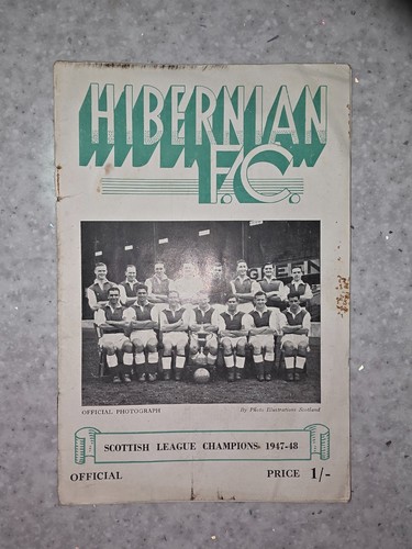 Hibernian 1947 scottish - fc, 1947-48
