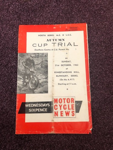 Motor cycle racing programme